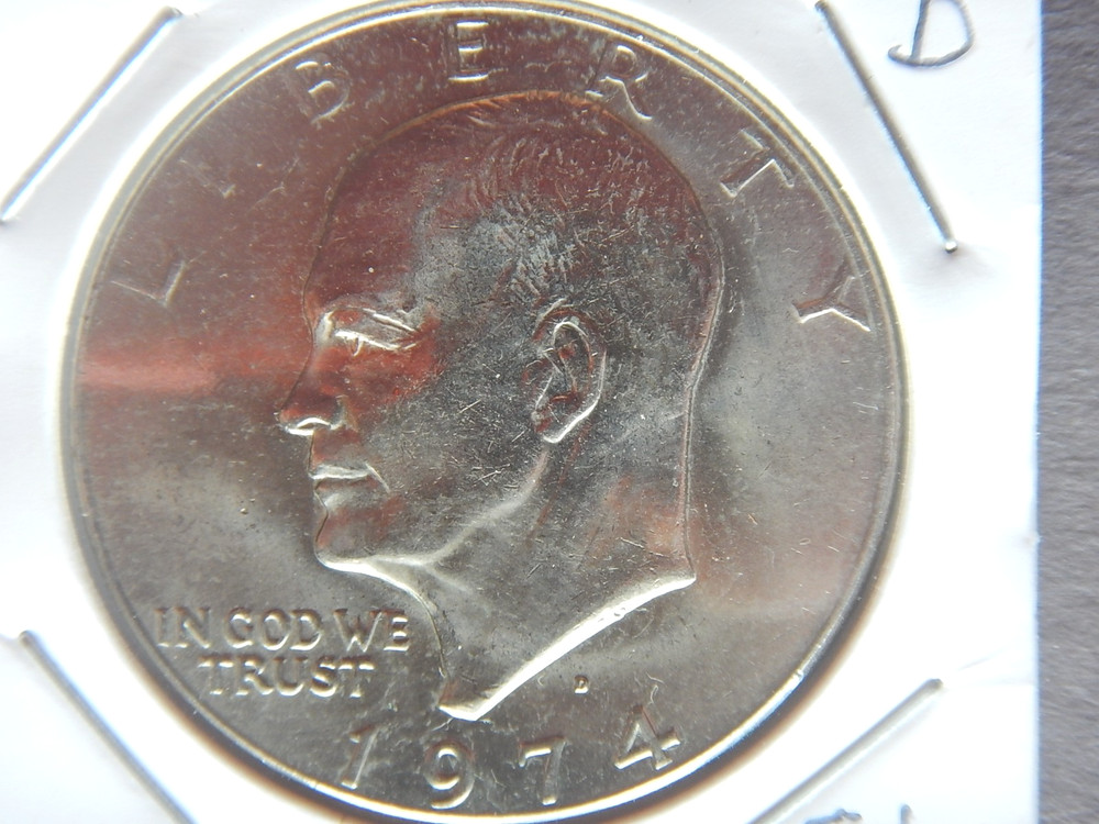 1974 (D) Eisenhower Dollar