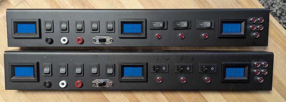 2 Custom Automotive Switch Test Panels - Replacement Dashboards, Never Used