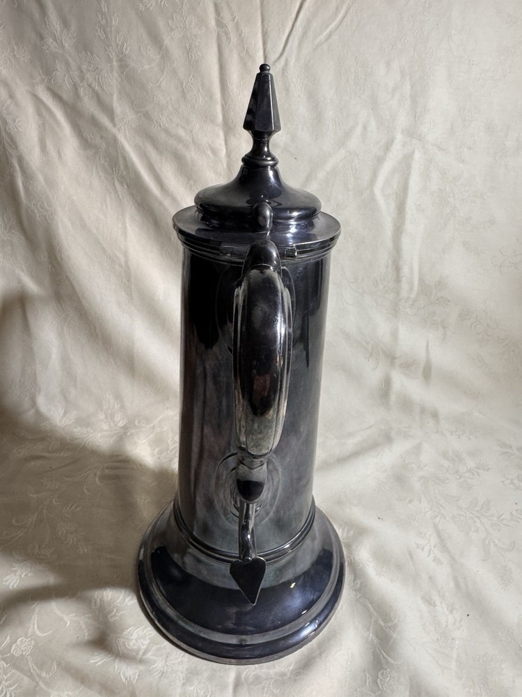 Reed & Barton Antique Silverplate Stein Tankard Gothic Barware