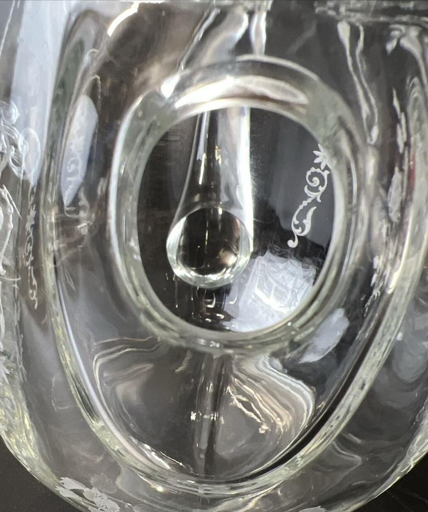 Fostoria Midnight Rose Ice Lip Jug