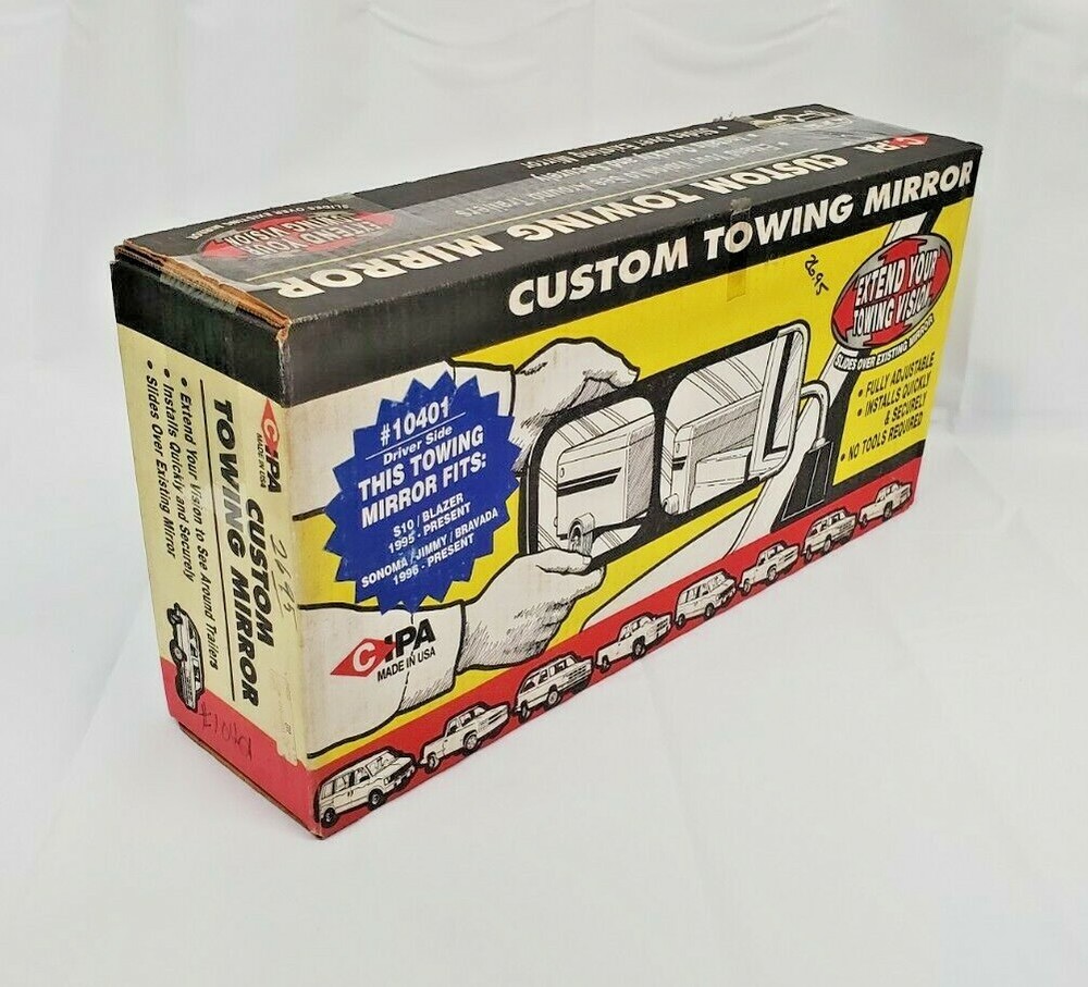 CIPA 10401 Custom Towing Mirror - Chevy/GMC, Driver Side