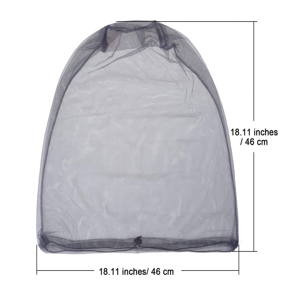 Mosquito Insect Hat Bug Mesh Head Net Camping Face Protector