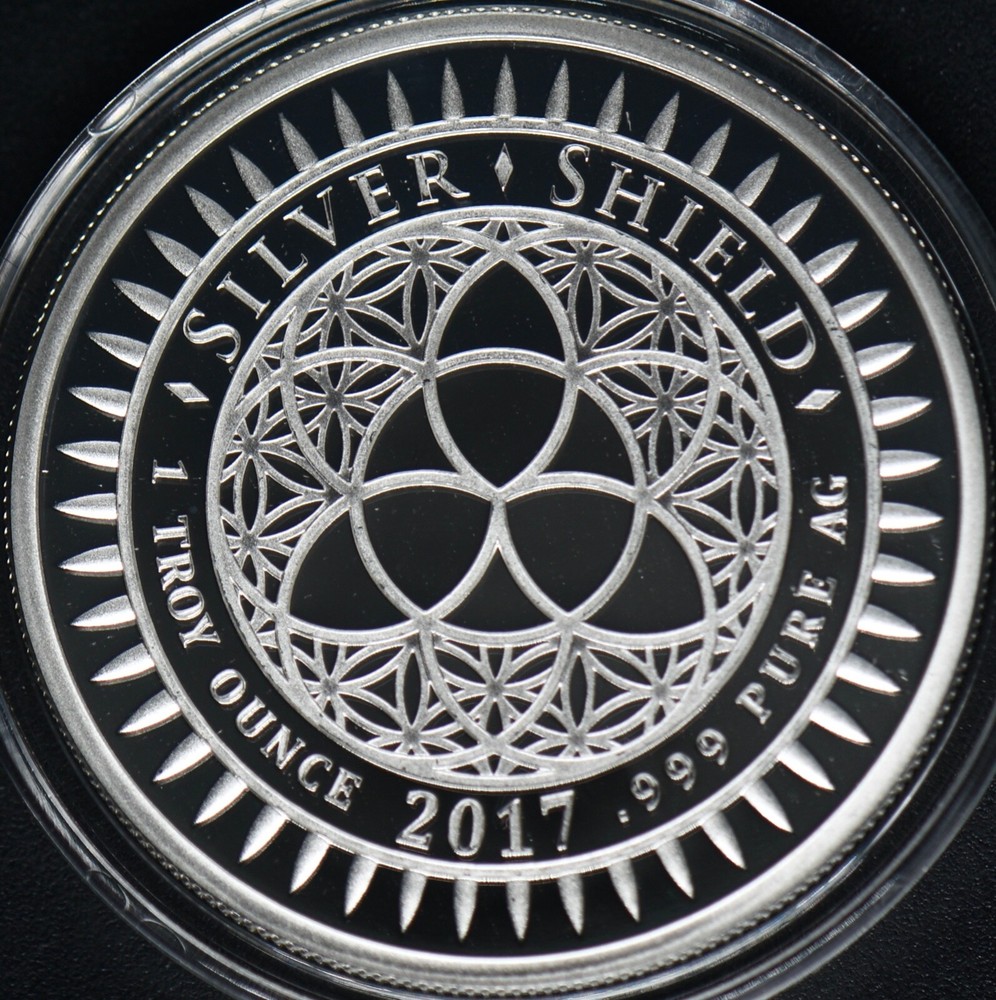 2017 Silver Shield 1 ozt Silver Reverse Proof WTC 7 #10 Box+COA ✪COINGIANTS✪