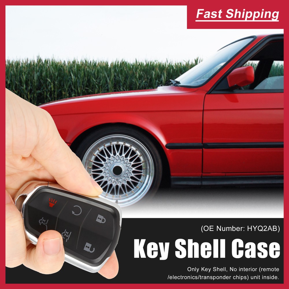 Key Shell Case fits for Cadillac Escalade - 1 pcs