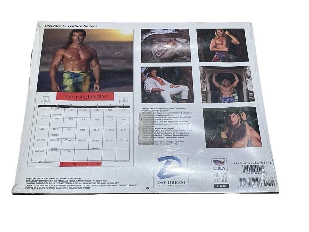 1995 Fabio Calendar