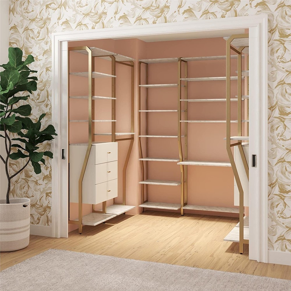 CosmoLiving by Cosmopolitan Gwyneth Closet-Vanity