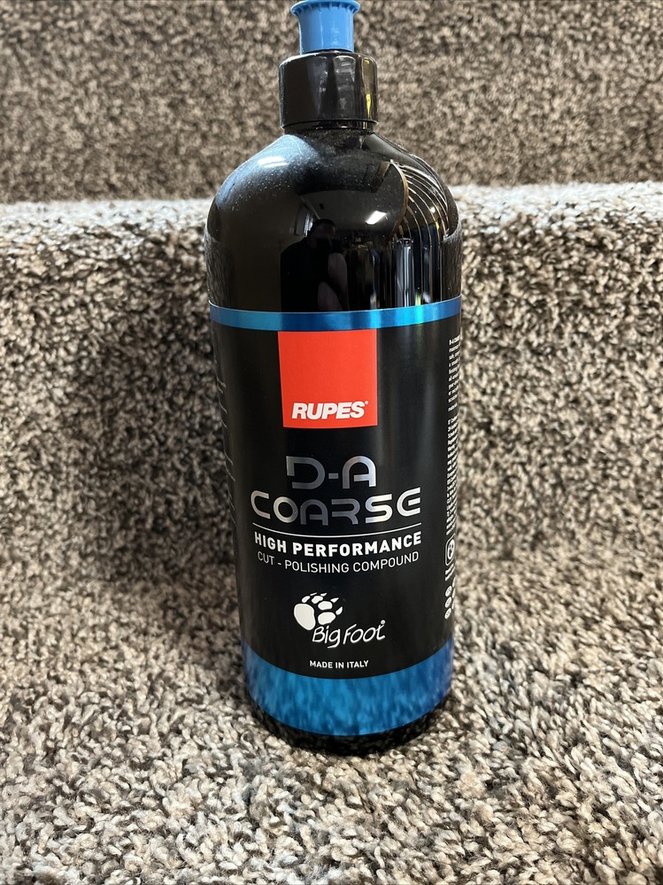 Rupes DA Coarse Compound 1000 ml | 33.8oz Blue 1 Liter Cutting