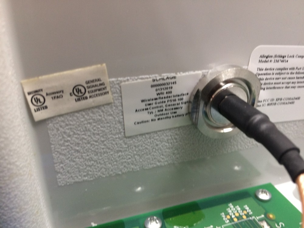 Schlaga WRI400 Wireless Reader Interface Model 23674914 Wireless Access Control