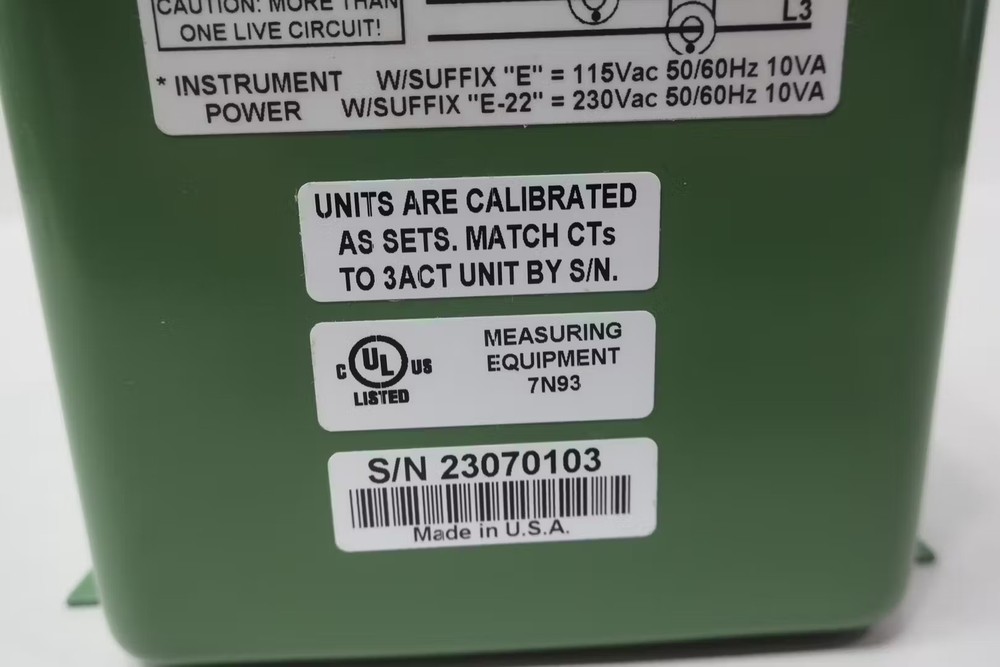 Ohio Semitronics 3ACT-050E Current Transducer