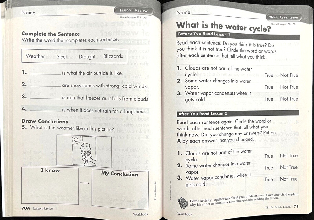 2nd Grade - SCIENCE - WORKBOOK - STUDENT EDITION (2006, Scott Foresman)