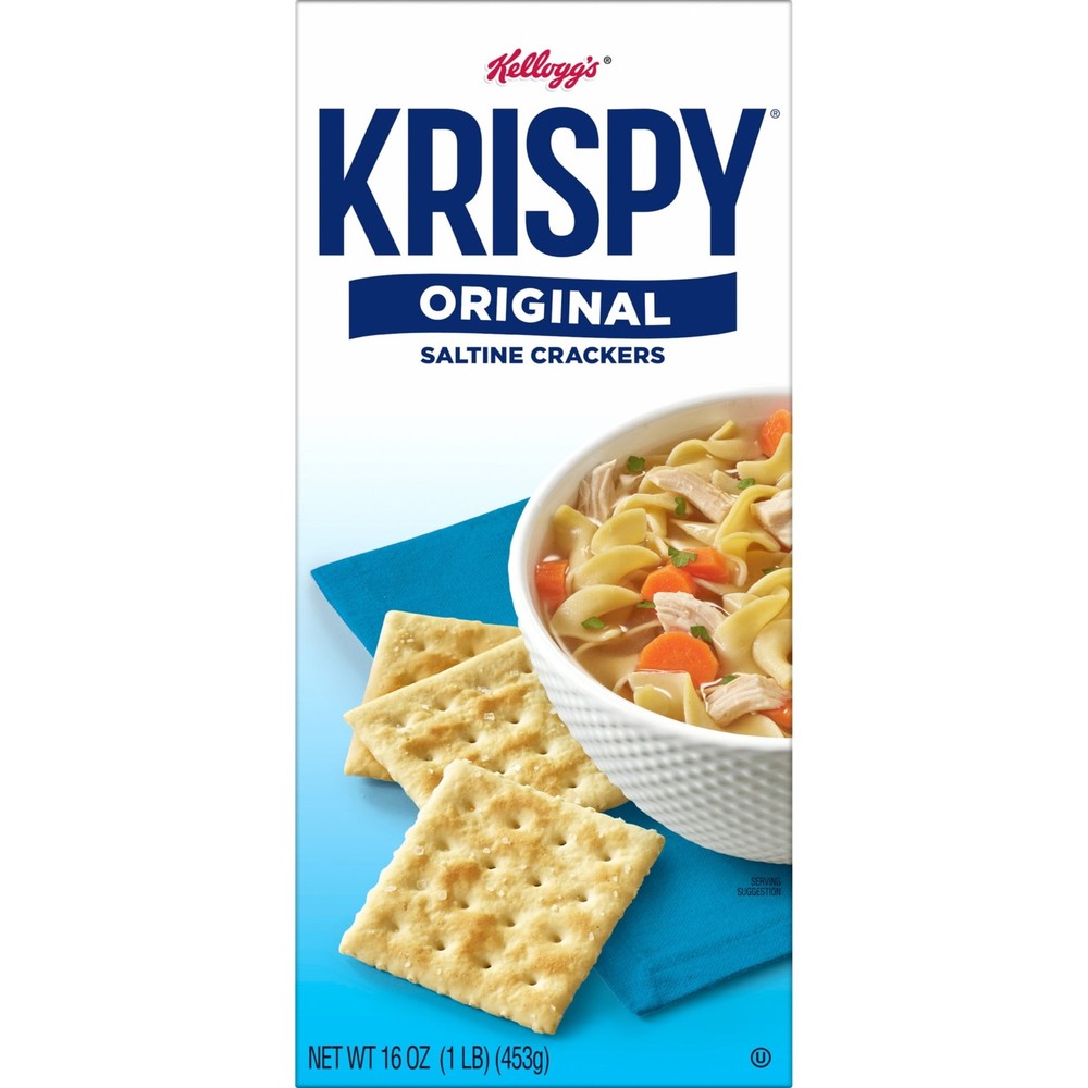 Krispy Original Saltine Crackers Soup Crackers 16 oz