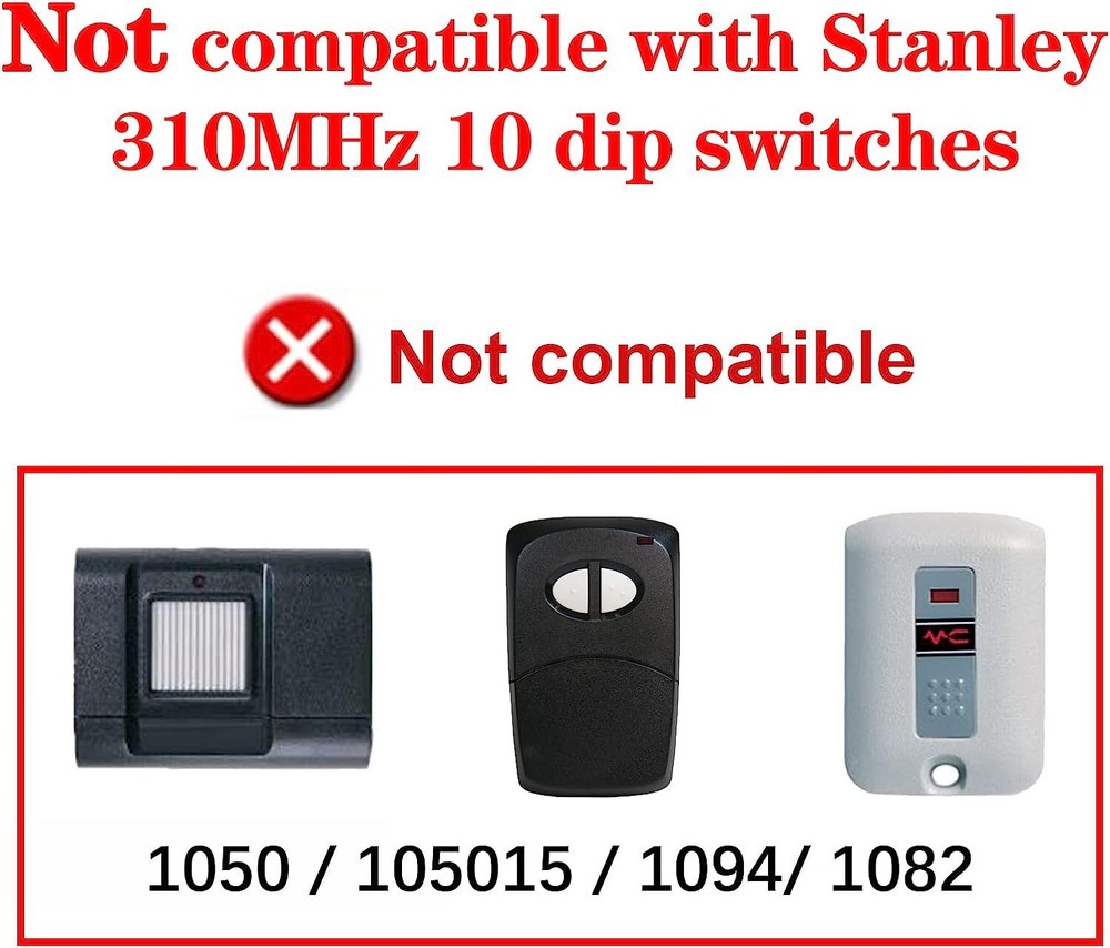 4 For Linear Multi-Code 4120 Gate Garage 1-Button Remote MCS412001 300mhz 308911