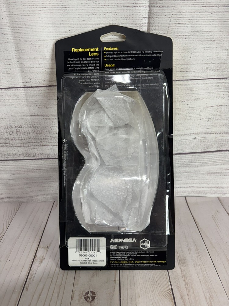 Western Powersports - ARMEGA FORECAST REPLACEMENT INJECTED CLEAR LENS WOW