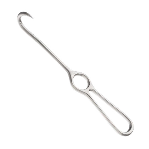 Volkman Hook, 8.5", Sharp 1-Prong, 15 mm Deep, Ring Handle, Premium
