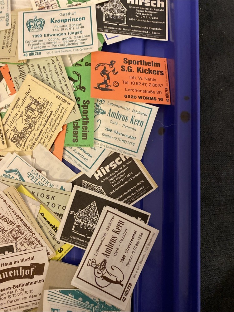 Assorted Matchbox Labels Most Foreign