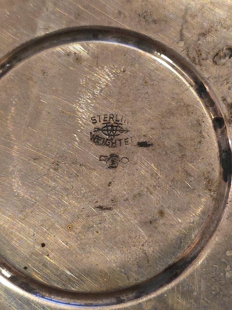 Vintage 6" Sterling Silver Compote Bowl weighted