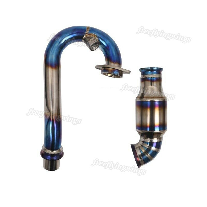 Titanium Header System Exhaust Link Pipe Modified For Duke 250 390 RC390 2017-20