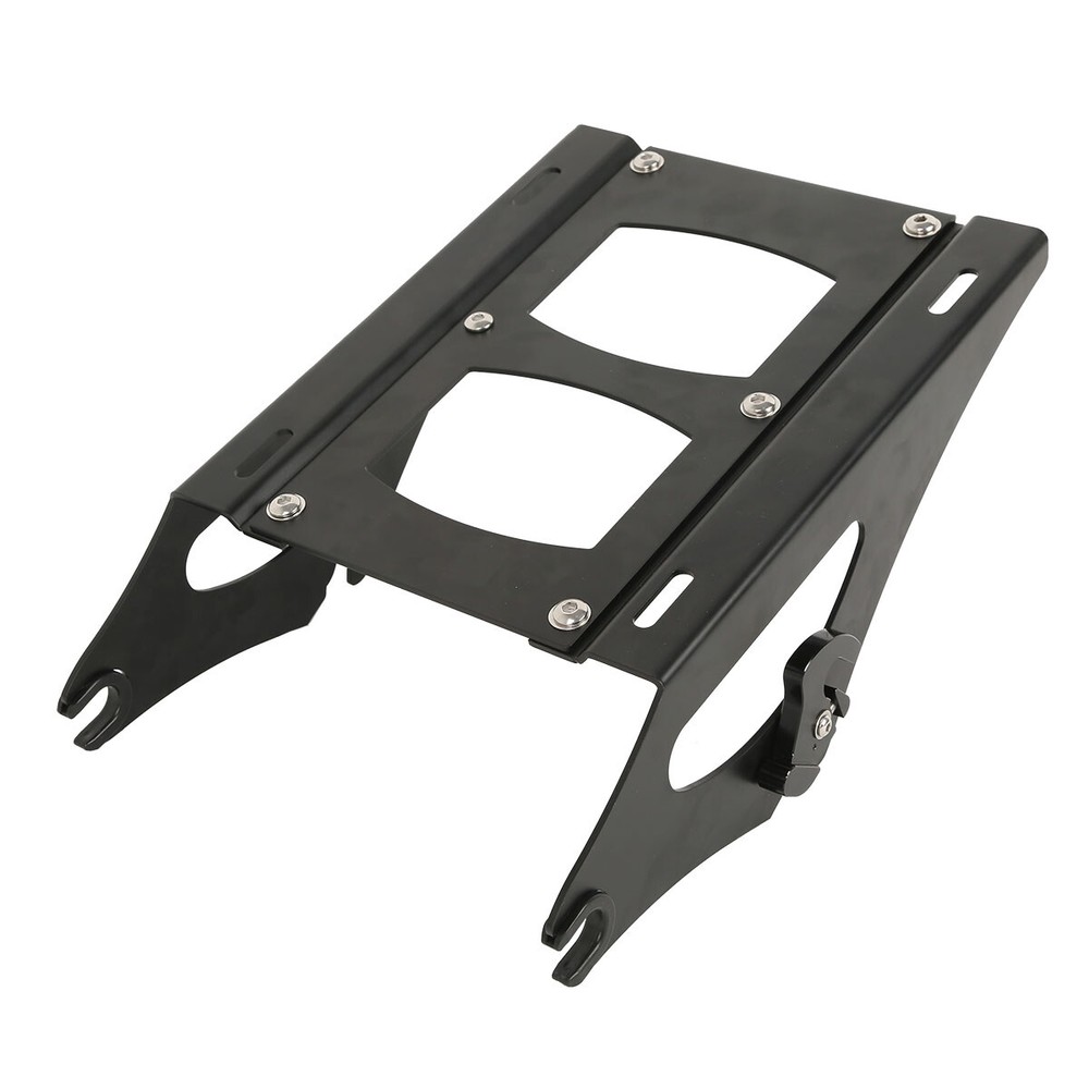 Black Razor Trunk Backrest Mount Rack Docking Kit Fit For Harley Touring 2014+