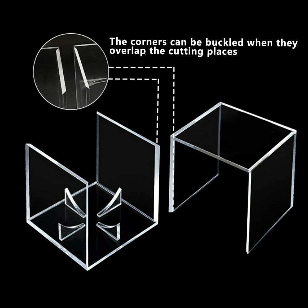 2 Pack Baseball Display Case - UV Protected Acrylic Holder for 2 PACK, Clear