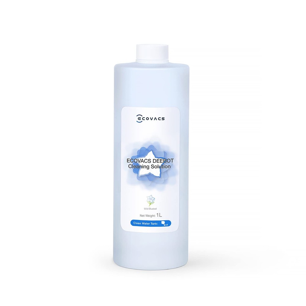 ECOVACS Multi-Surface Floor Cleaning Solution, 35 Fl Oz (Pack of 1), Blue