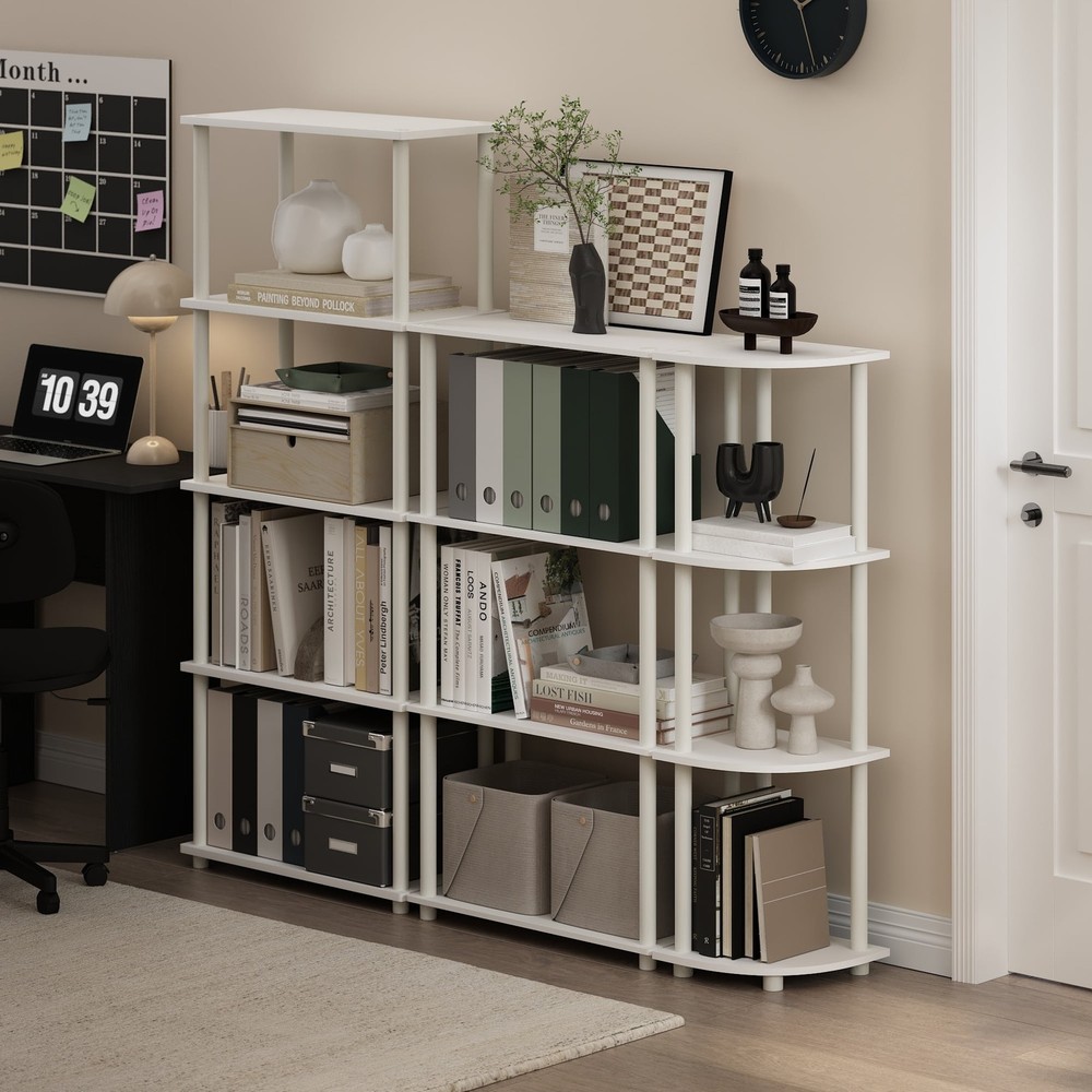 4-Tier Shelf Display Rack  Storage Multipurpose