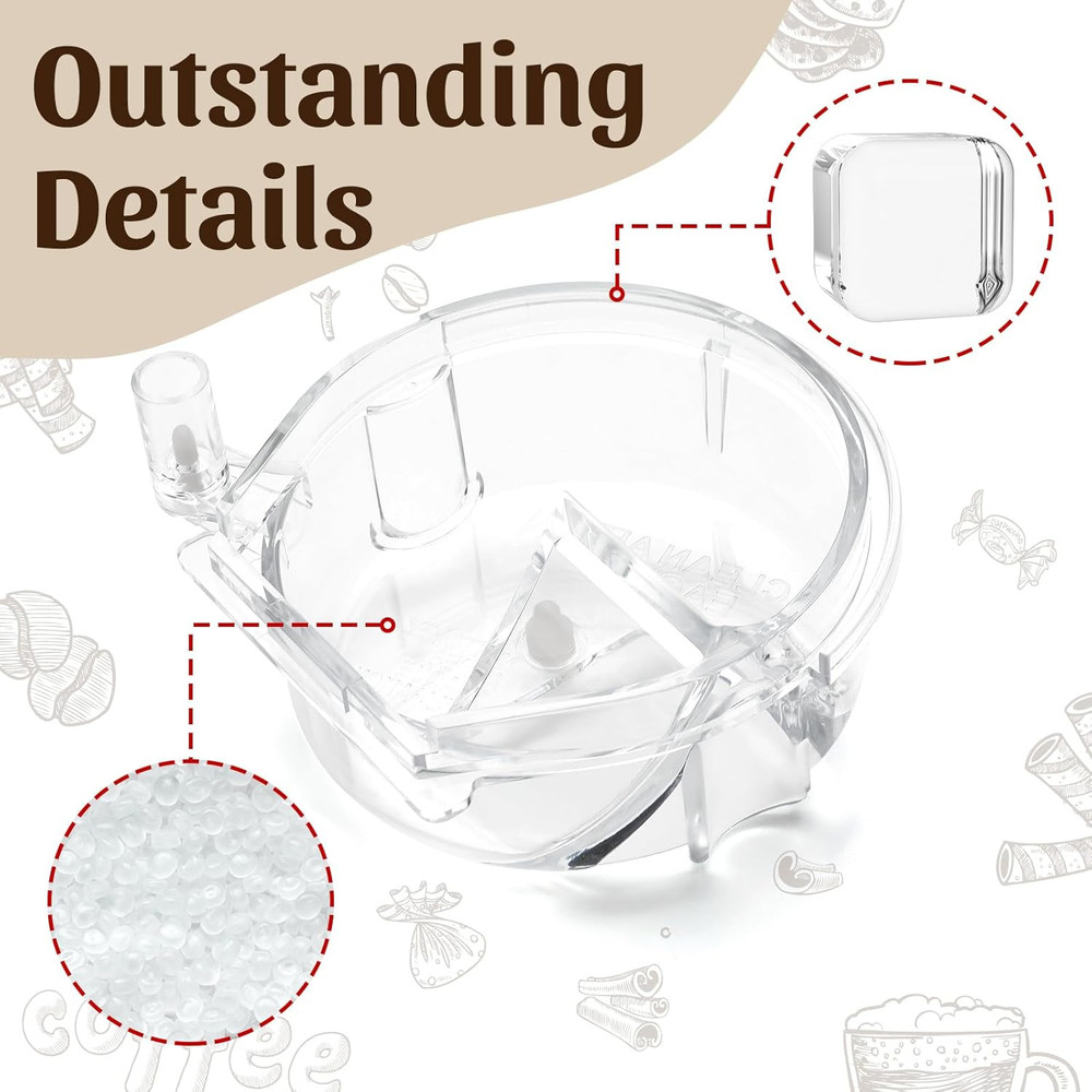 Grinder Lid Replacement for DGB-500 Coffee Grinder - Clear Assembly Part