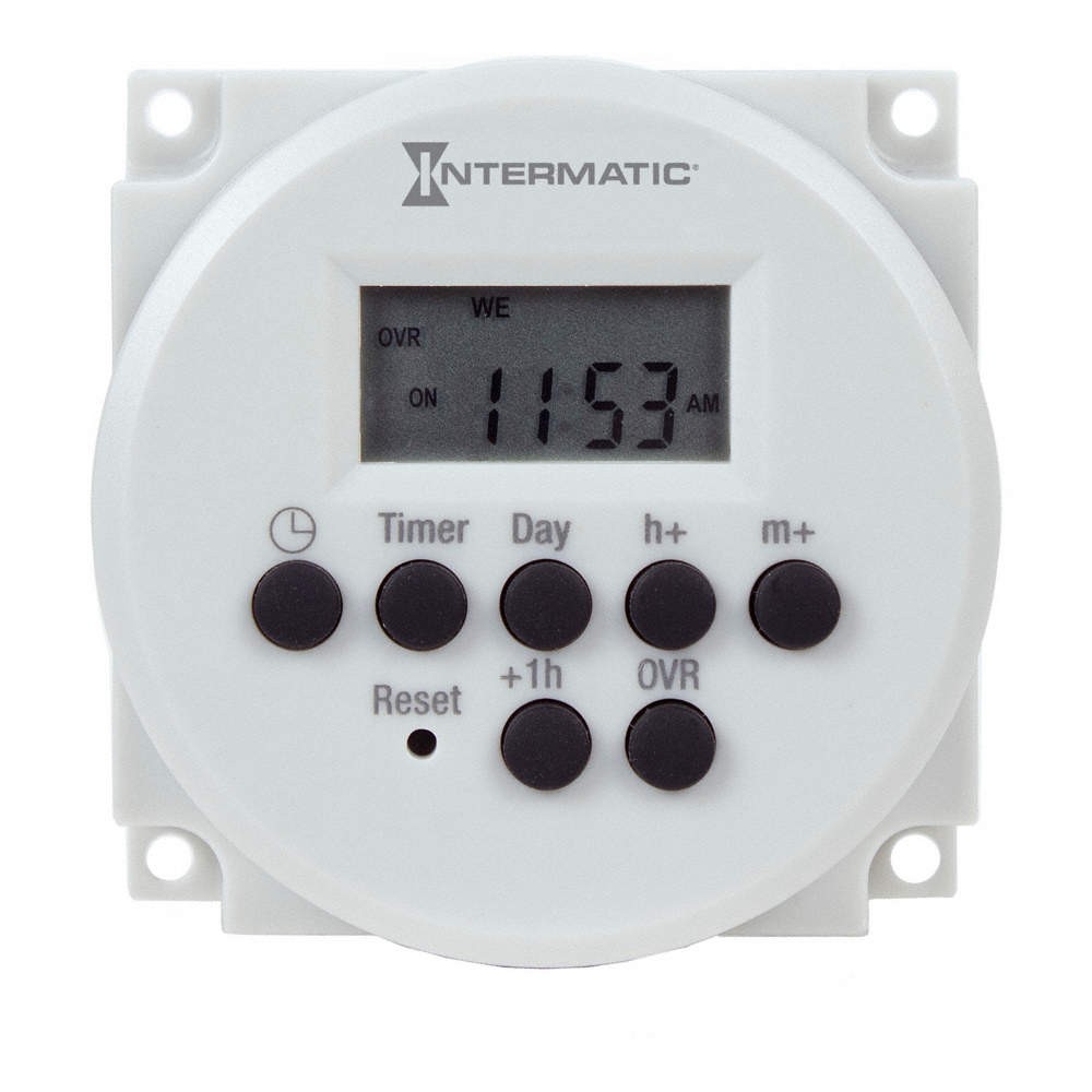 INTERMATIC FM1D14-AV-U Electronic Timer, Gray, Plastic 20XE65