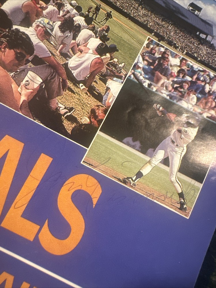 Autographed 1991 Spring Training Souvenir Program Kansas City Royals