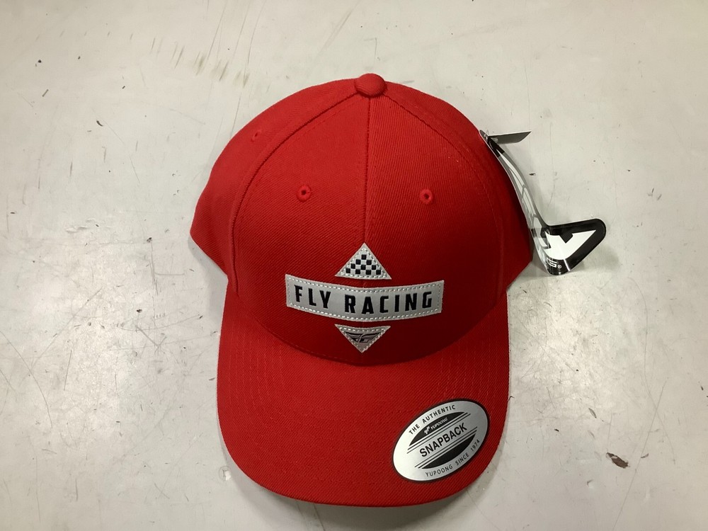 Fly Racing Snapback Race Hat (2022) RED 351-0073