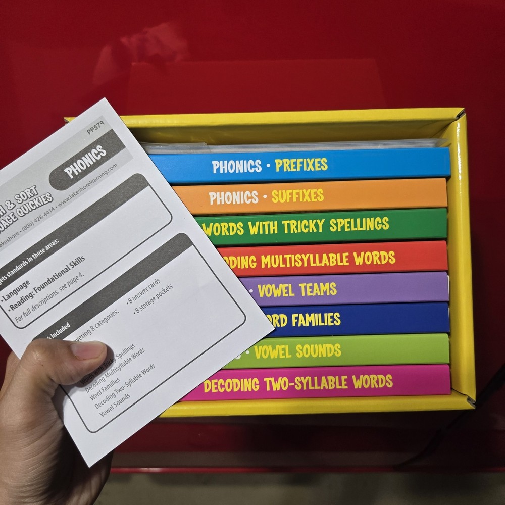 Lakeshore Phonics Match & Sort Language Quickies Game Grades 2-3