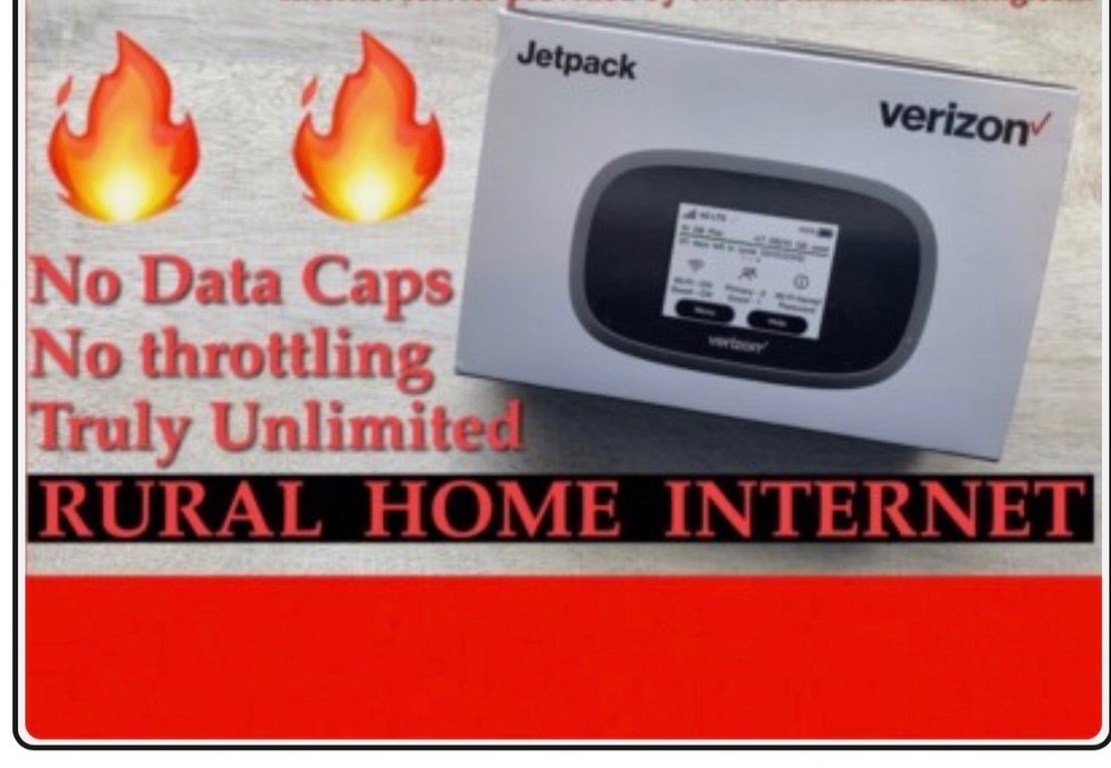 🔥 🔥 VERIZON UNLIMITED DATA HOTSPOT - RURAL INTERNET SOLUTION 🔥🔥