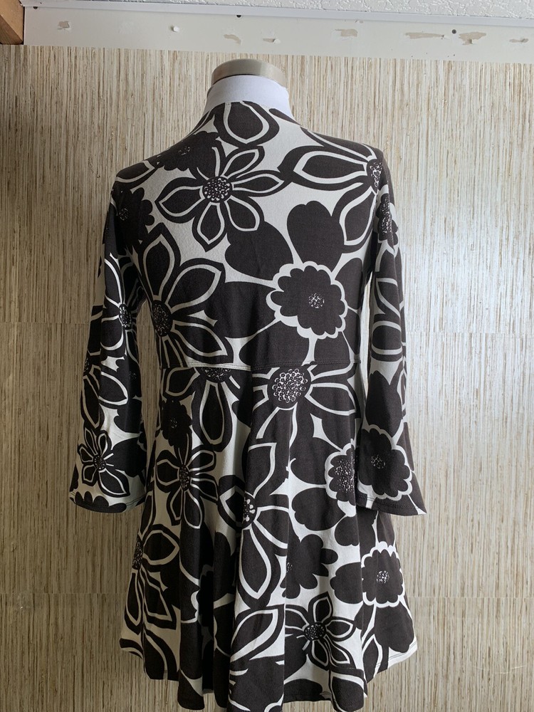 CABI Mod Floral Tie Wrap Tunic Medium