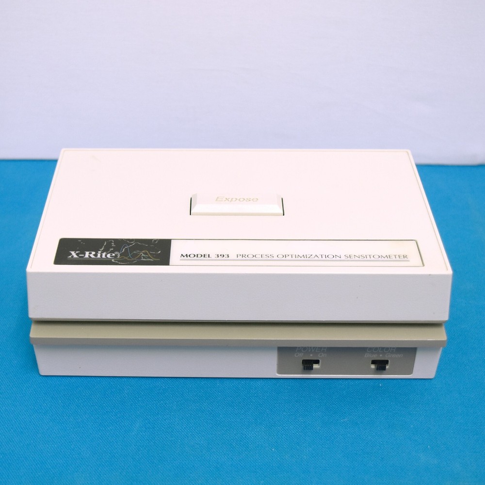 X-Rite 393 Dual Color Process Control Optimization Sensitometer Excellent Condit