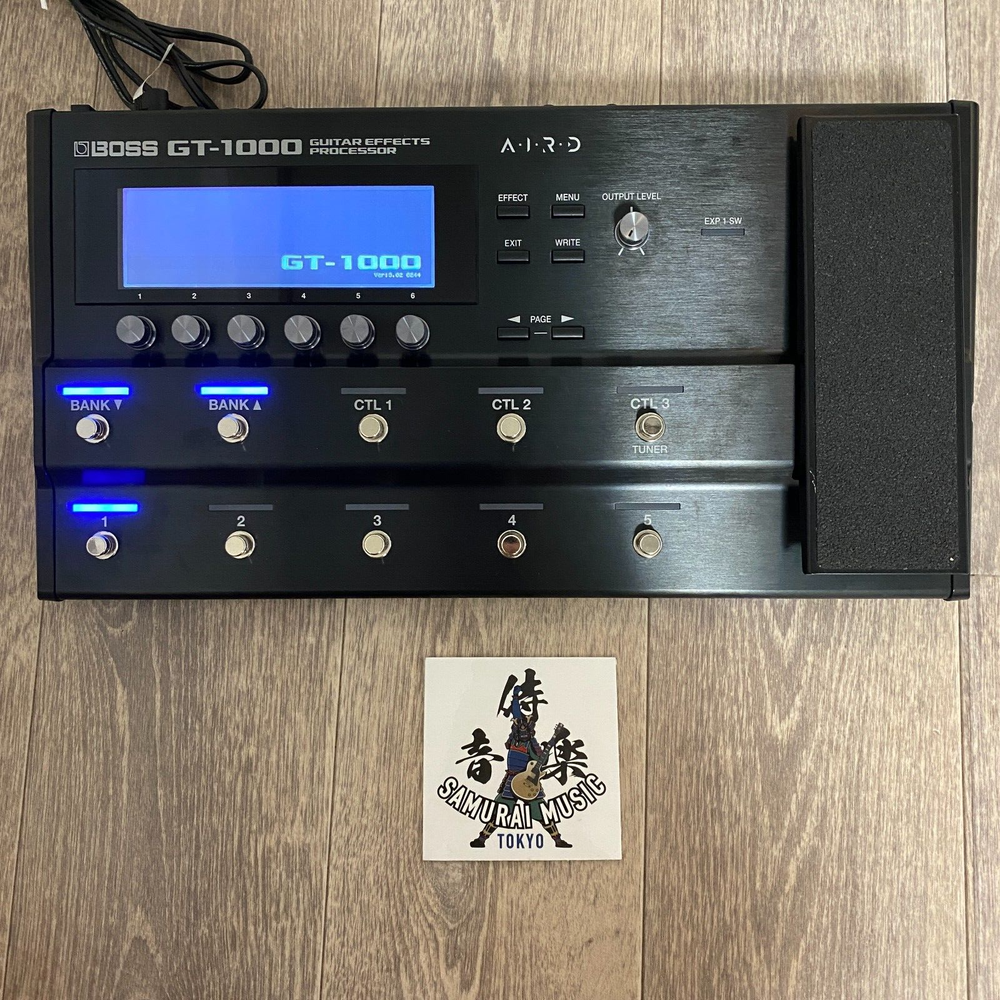 Boss GT-1000 Guitar Effects Processor Multi-Effects Pedal ※With / Adapter & Case