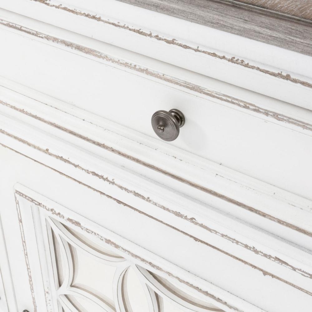Magnolia Manor Buffet in Antique White