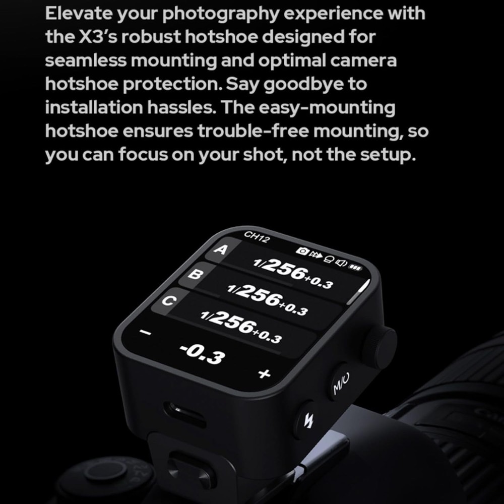 X3-S X3S X3 S Touchscreen TTL Wireless Flash Trigger for Sony, 2.4Ghz Wireless,