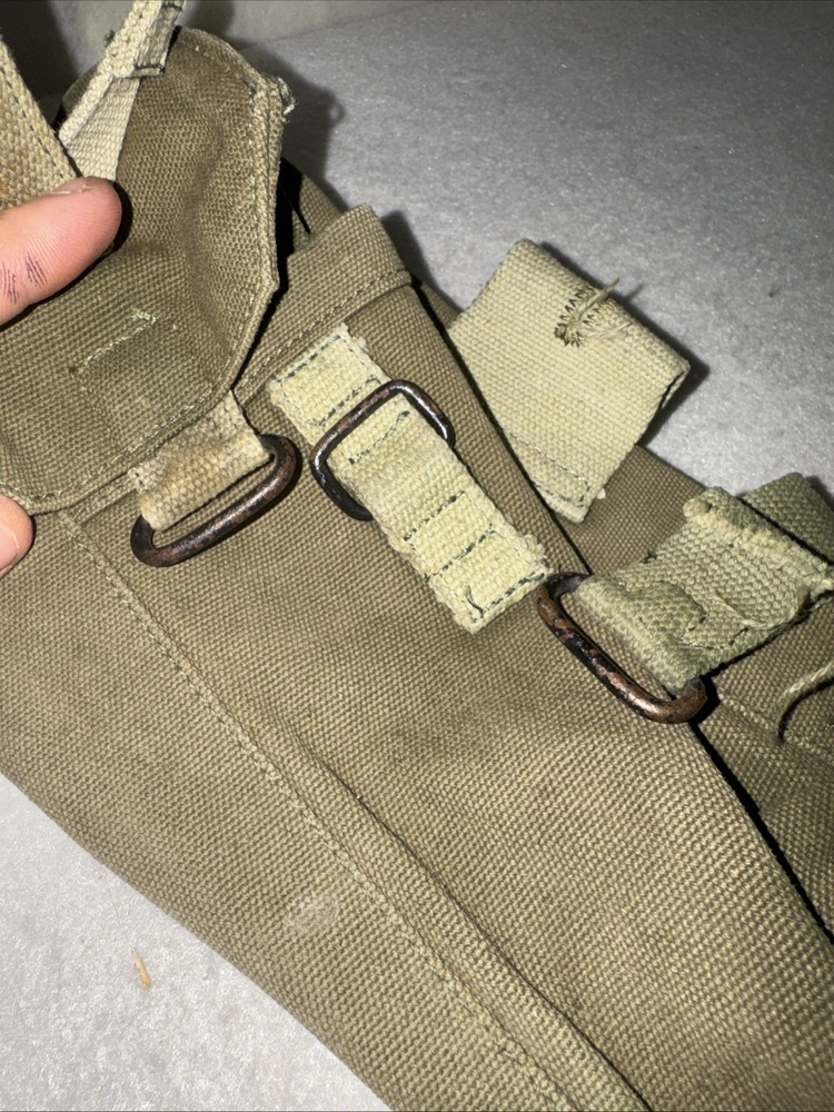 Vintage Canvas Military Pouch