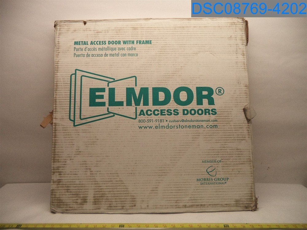 Elmdor: Metal Access Door with Frame, White