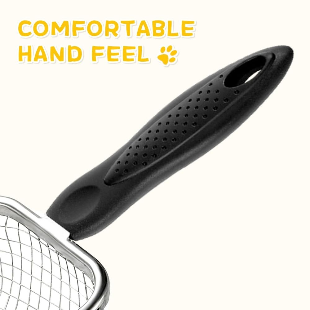 Apidgrowth Cat Litter Scoop - Long Handle Scooper, Rustproof black new