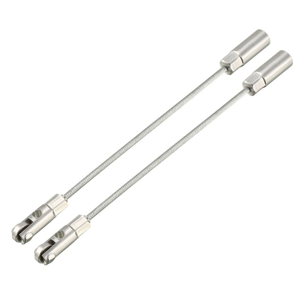 2 PCS 140mm Fish Tape Leader Wire Cable Puller with Roller for 4mm Wire Puller