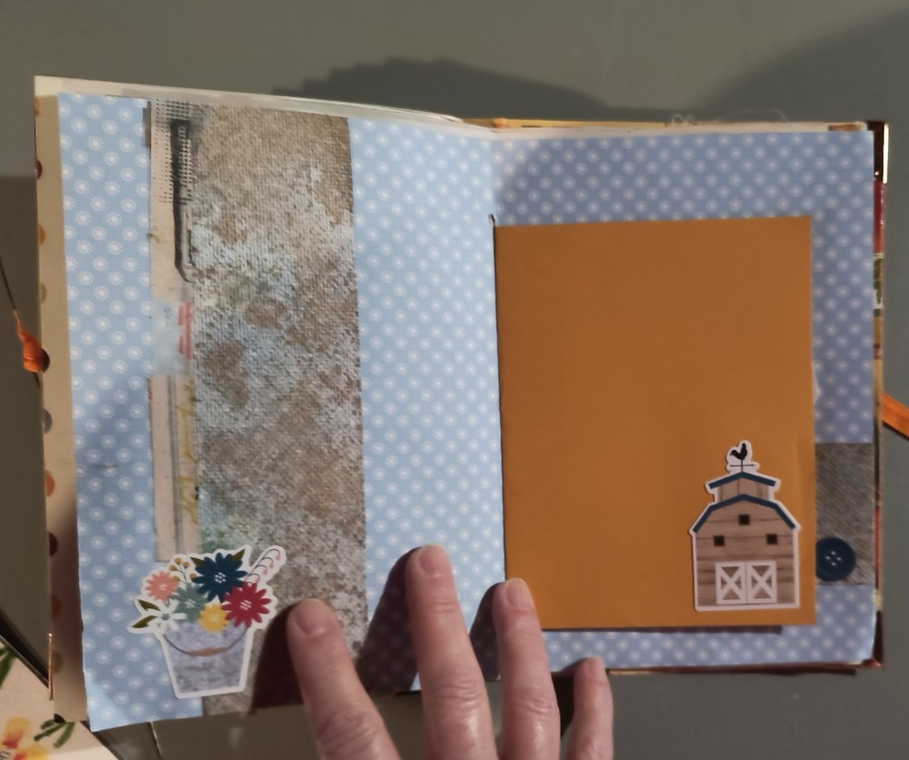 junk journal handmade garden theme