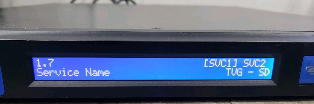 Powers Up* ADTEC EN-31 / MP2 Dual MultiCODEC Encoder/Modulator v2.01.11 UNTESTED