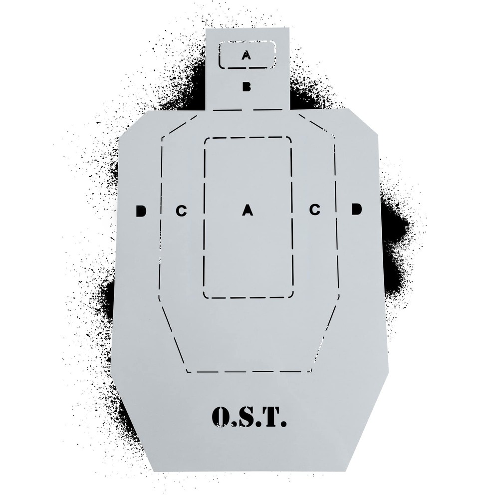 OST Draw-N-Draw Practical Silhouette Target Silhouette, black