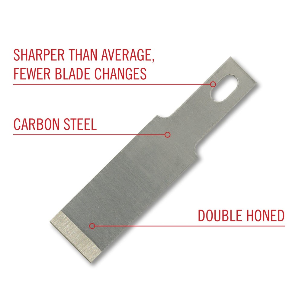 #17 Chisel Blades – 100 Pack Carbon Steel Chisel Replacement Blades - Heavy D...