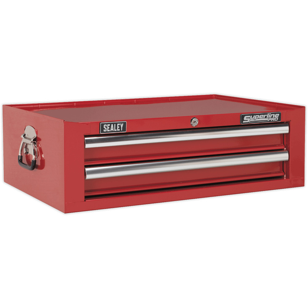 Sealey Superline Pro 2 Drawer Mid Tool Chest Red