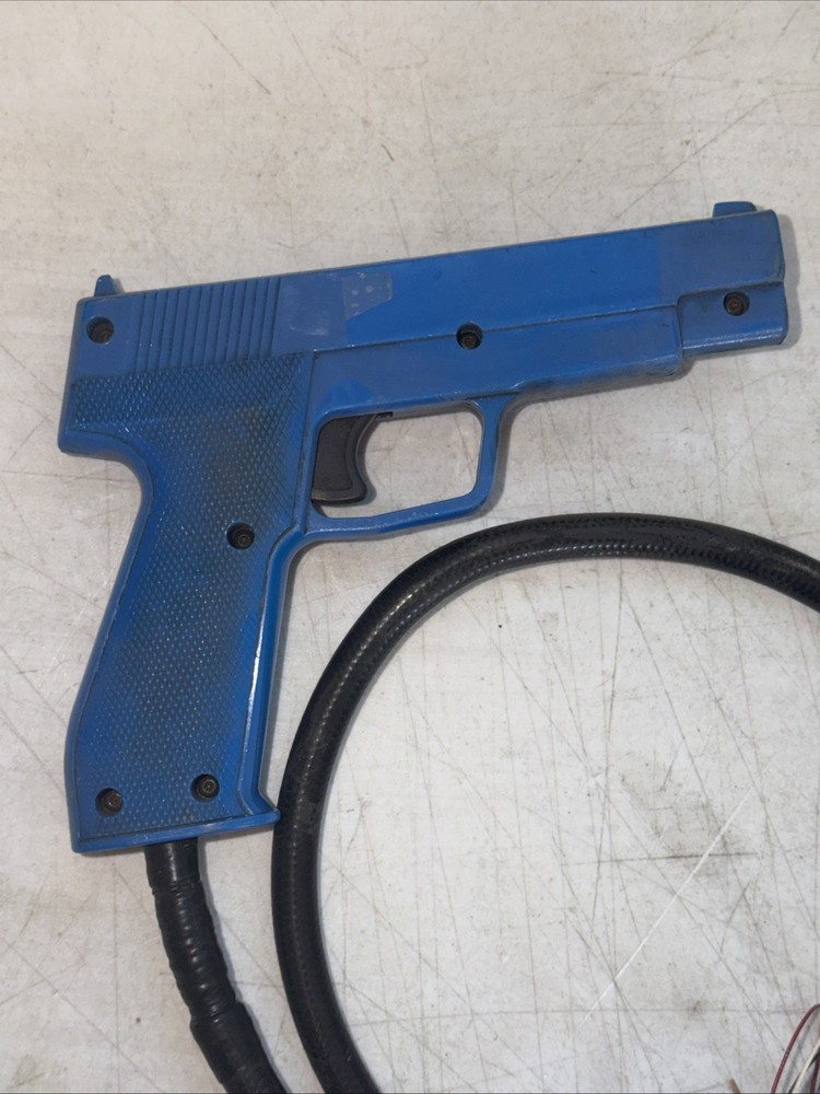 Suzo Happ Optical Arcade Game Light Gun Blue Untested