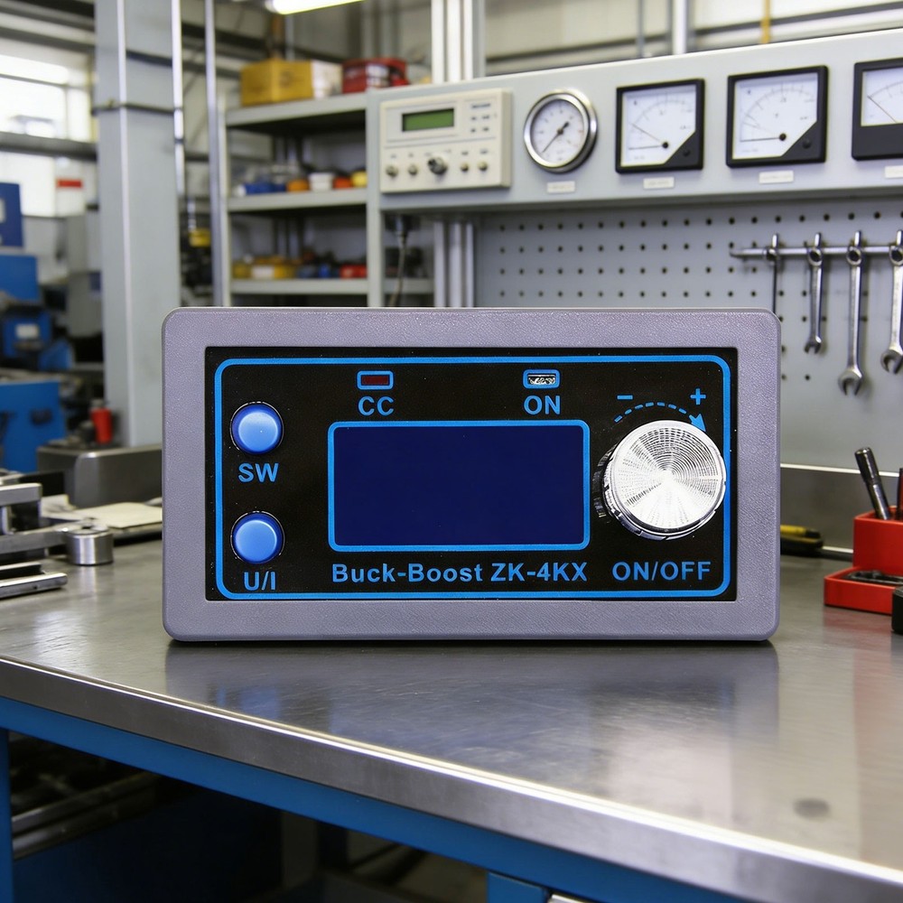 DC Adjustable Step-Up Down Buck Boost Power Supply Voltage Regulator LCD Module.