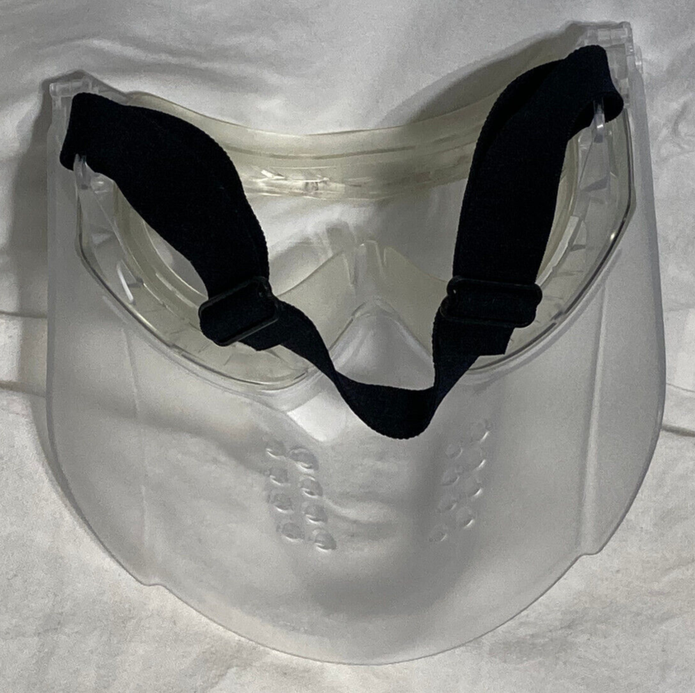 MSA Work Goggles with Removable Visor faceshield Clear Z87 +D3