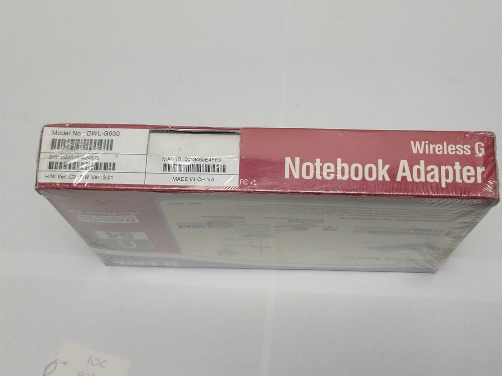 D-Link DWL-G630 Wireless-G Notebook Adapter - New in Sealed Box