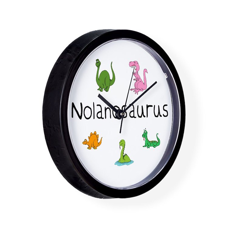 CafePress Nolanosaurus 10" Wall Clock (115491189)